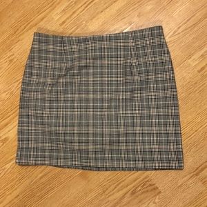 Plaid H&M Mini Skirt NWT
